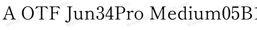 A OTF Jun34Pro Medium05B1ZL0yDot字体转换